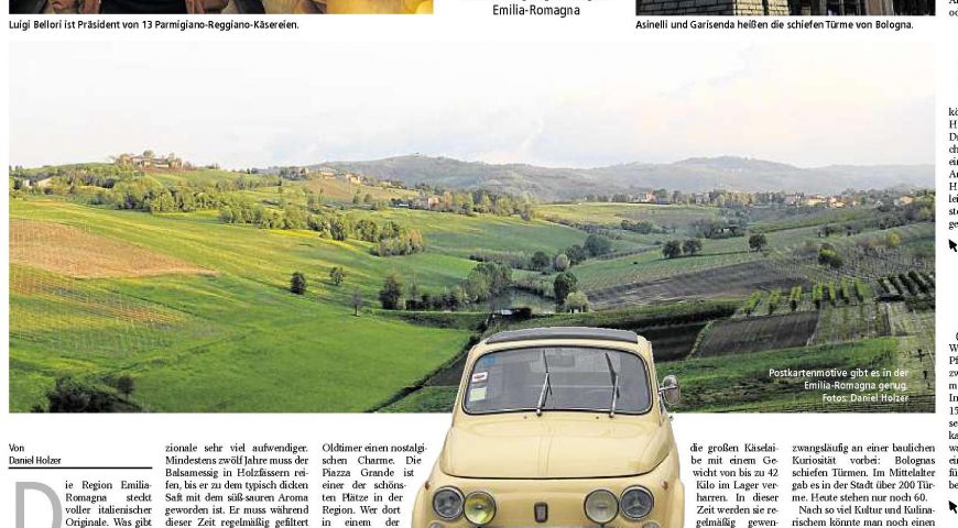 Mit dem Fiat 500 durch die Emilia-Romagna