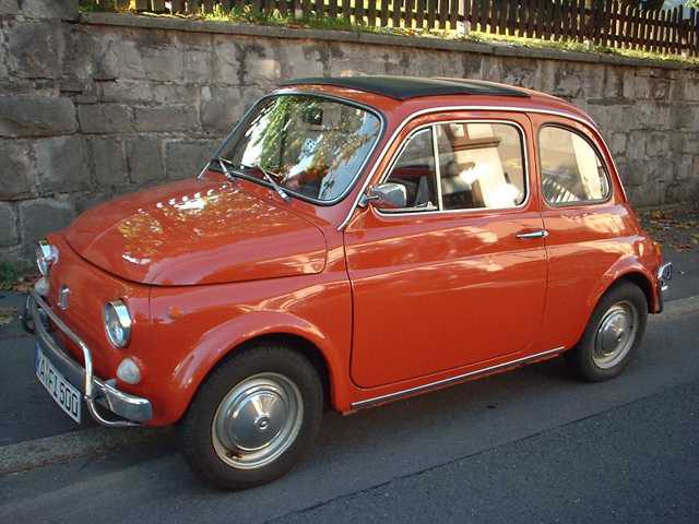 Fiat 500 gestohlen