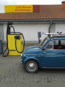 Fiat 500 beim Service